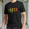 Новая Раста Фари - Растафарианская Активная Логотип Мужская Черная Футболка Смешная Размеры от S до 5XL