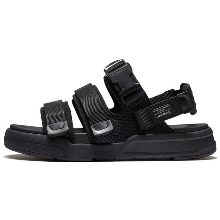 Li Ning Coca Sports Sandals Men Sandals Black AGUS003-1
