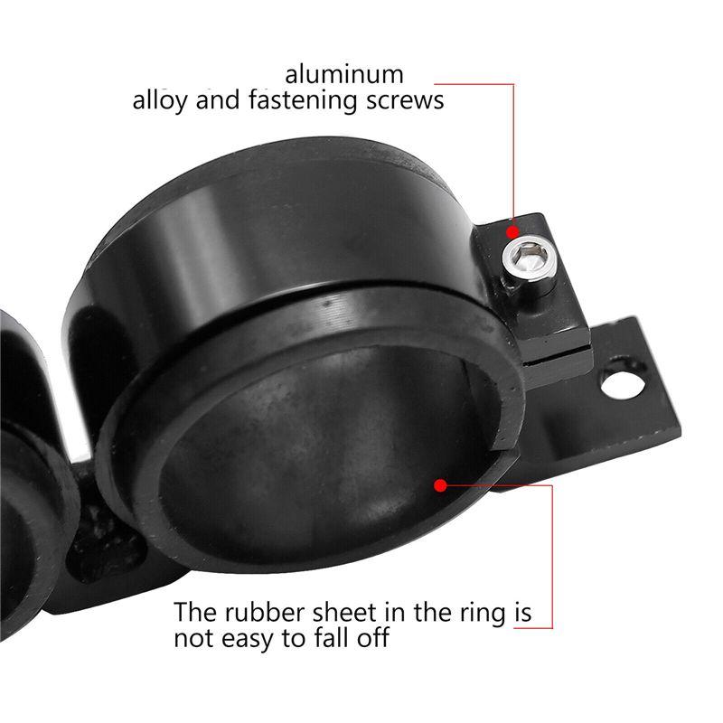 55-70mm Aluminum Dual Fuel Pump Clamp Mounting Bracket for Bosch 044 380LPH
