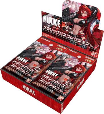BANDAI Богиня Победы NIKKE Металлическая Коллекция Пропусков Вер.2 (пак) (BOX) В комплекте 20 упаковок