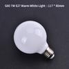 Milky Glass Bulb G80 G95 7W E27 Globe Ball Bulb Cold/Warm White Lampada Led Lamp