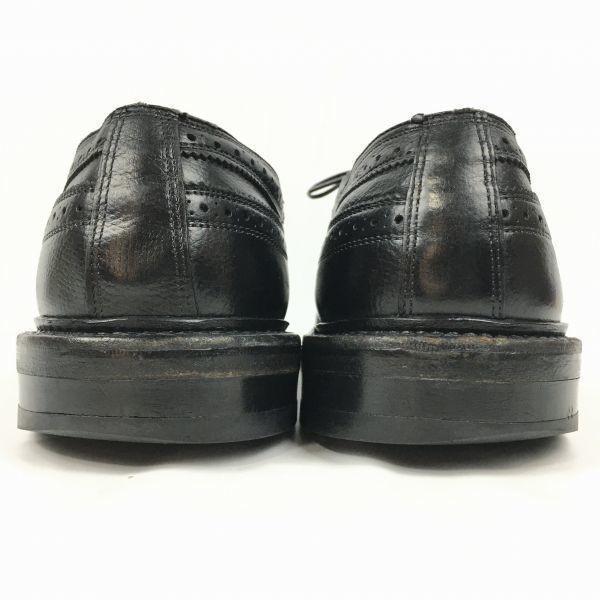 Vintage Johnston & Murphy Aristocraft Long Wingtip Black Size 11D / 28.5-29.5cm Men's(USED)