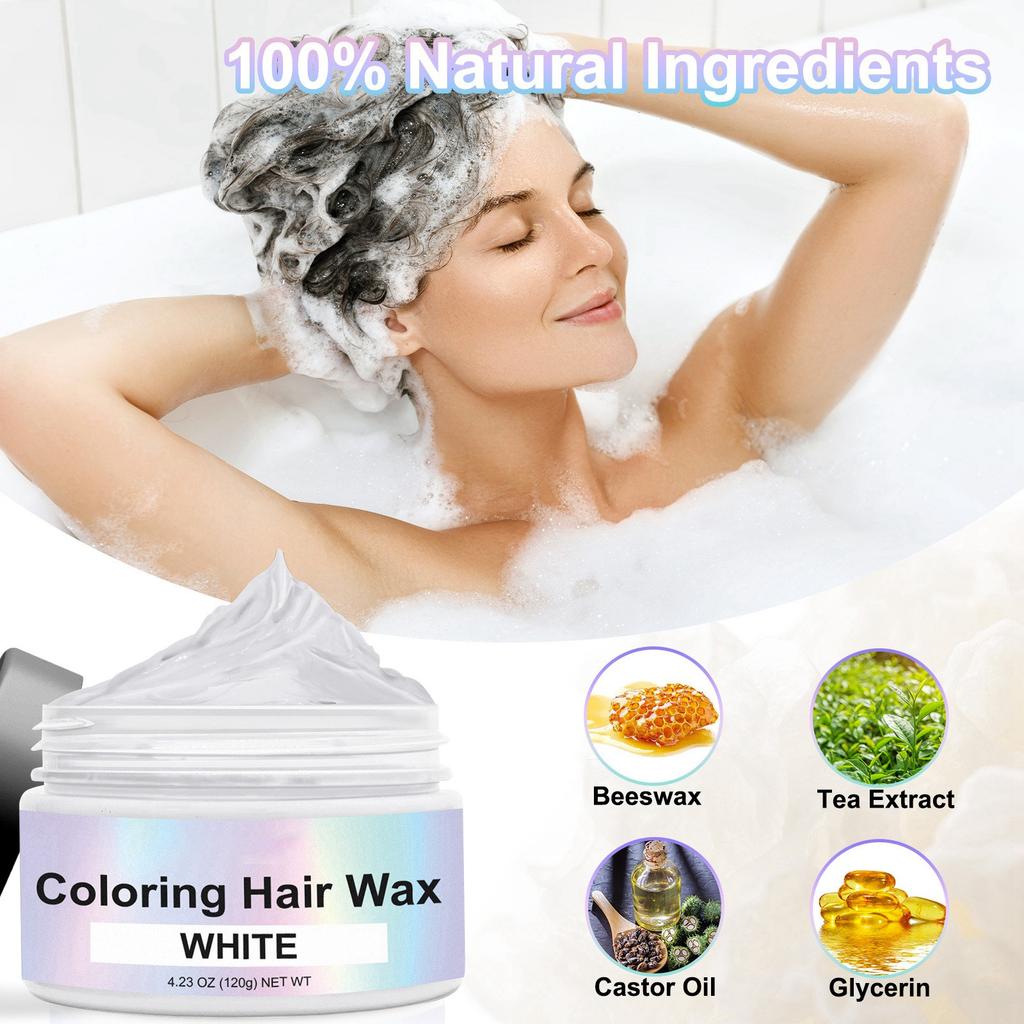 Цветная грязь для волос, одноразовый крем для волос, 9 цветов, воск для волос, временные стереотипы о окрашивании волос, изменчивый холодный цвет волос.