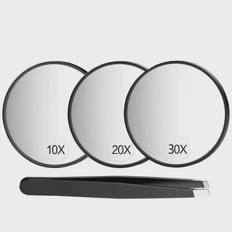 Портативное увеличительное зеркало с присосками 10x/20x/30x
