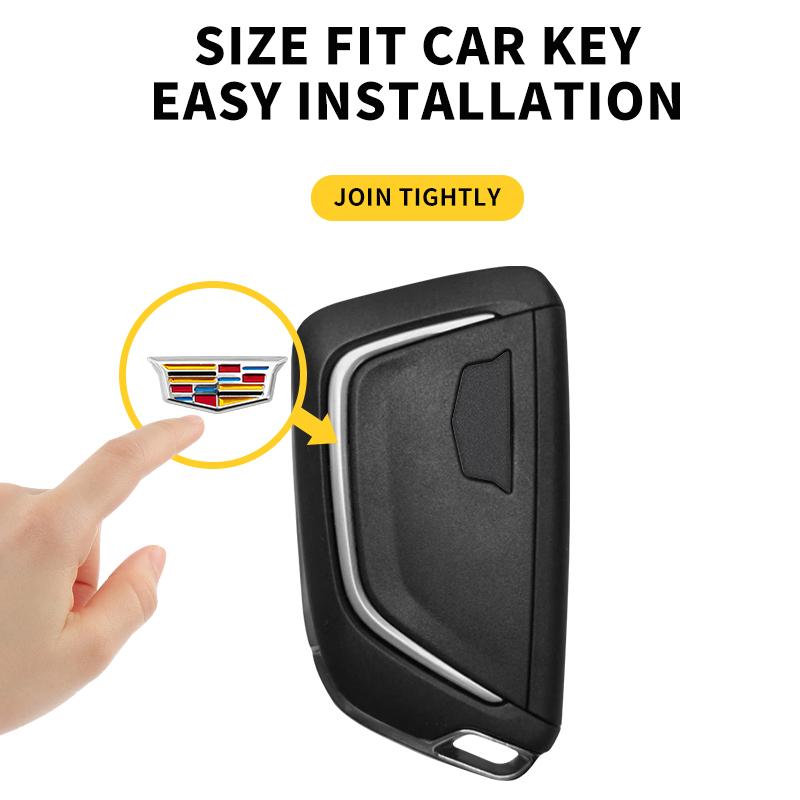 21mm/25mm Car Key Emblem Stickers Auto Door Keyhole Logo Decal For Cadillac Escalade CTS ATS SRX STS XT5 XT4 XT6 XTS CT4 CT6