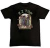 Винтажная футболка унисекс с графическим принтом группы ZZ Top, 100% хлопок, мужская футболка, топ