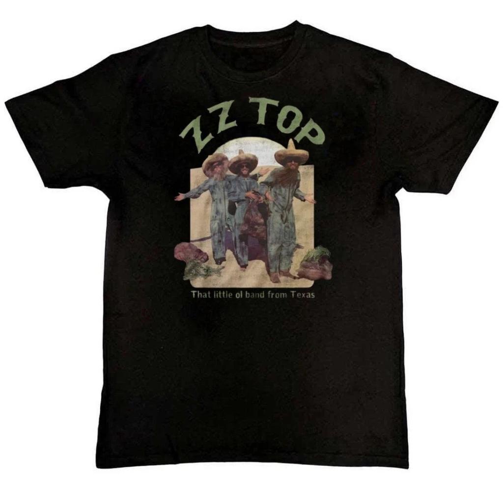Винтажная футболка унисекс с графическим принтом группы ZZ Top, 100% хлопок, мужская футболка, топ