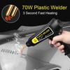 Plastic Welder Kit for Bumper Repair Hot Stapler Welding Gun Plastic Welding Repair Kit with 4 Types Staples Plastic Repair DIY