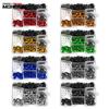 For Yamaha YZF R1 R3 R6 R6S R25 FZ1 FZ6 FZ8 MT07 MT09 FZ07 FZ09 Tracer FZR 600 750R CNC Fairing Bolt Kit Fastener Clips Screw