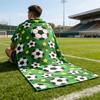1PC Football Print Beach Towel, Soft Absorbent Fabric Ideal for Beach Pool Sports Travel Football Match Viewing Party Daily Use