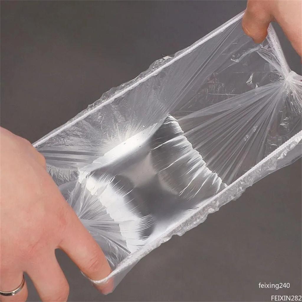 100pc Disposable Shower Cap Thickened Household Female Waterproof Bath Hair Cap Cap