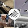 11/6/5pcs Carbon Steel Damaged Broken Screw Remover Extractor Drill Bits Broken Bolt Water Pipe Repair Extractor Removal Tools