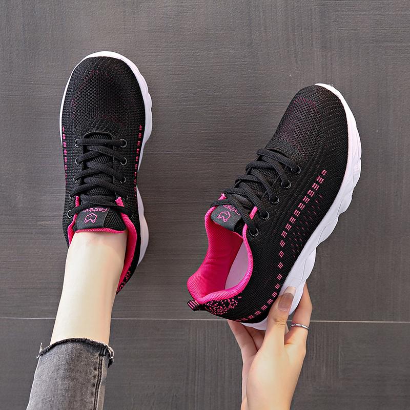 Женские легкие кроссовки для девочек, студентов, теннисные спортивные кроссовки для бега, повседневная женская обувь для прогулок и путешествий