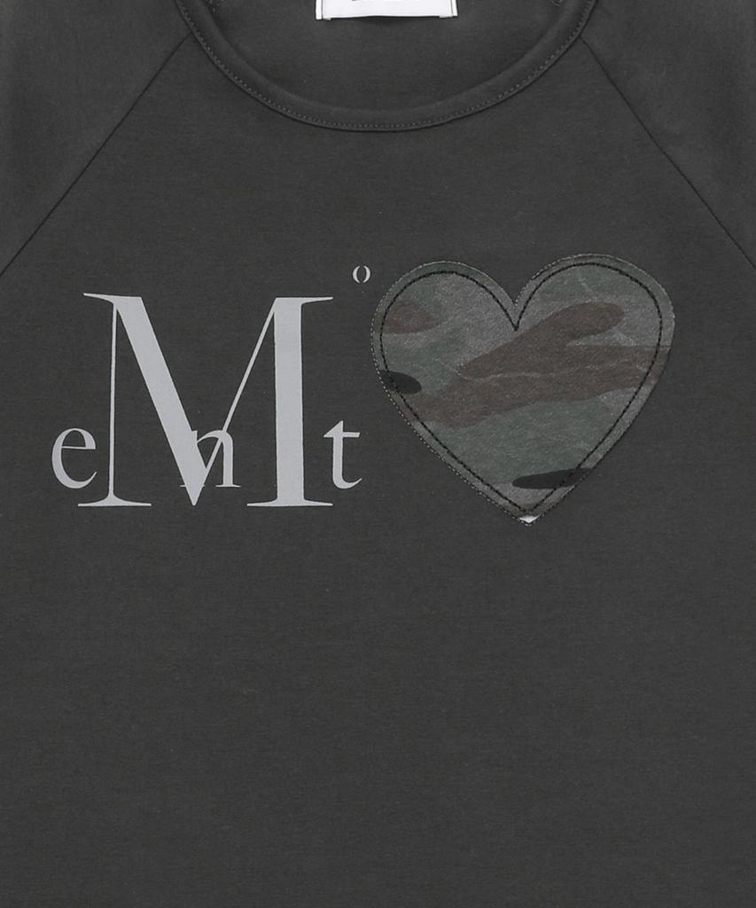 MUCENT Malti Heart Camo Raglan Short Sleeve T-Shirt (3 Colors)