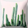 New Creative Home Green Plant Succulent Pillowcase Flower Leaves Car Pillow Cushion
