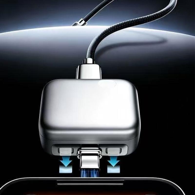 USB C Разветвитель Зарядки с Поддержкой Автоматического Отключения при Полной Зарядке, Кабель 1,5 м, 240 Вт для Телефона, Планшета, Ноутбука