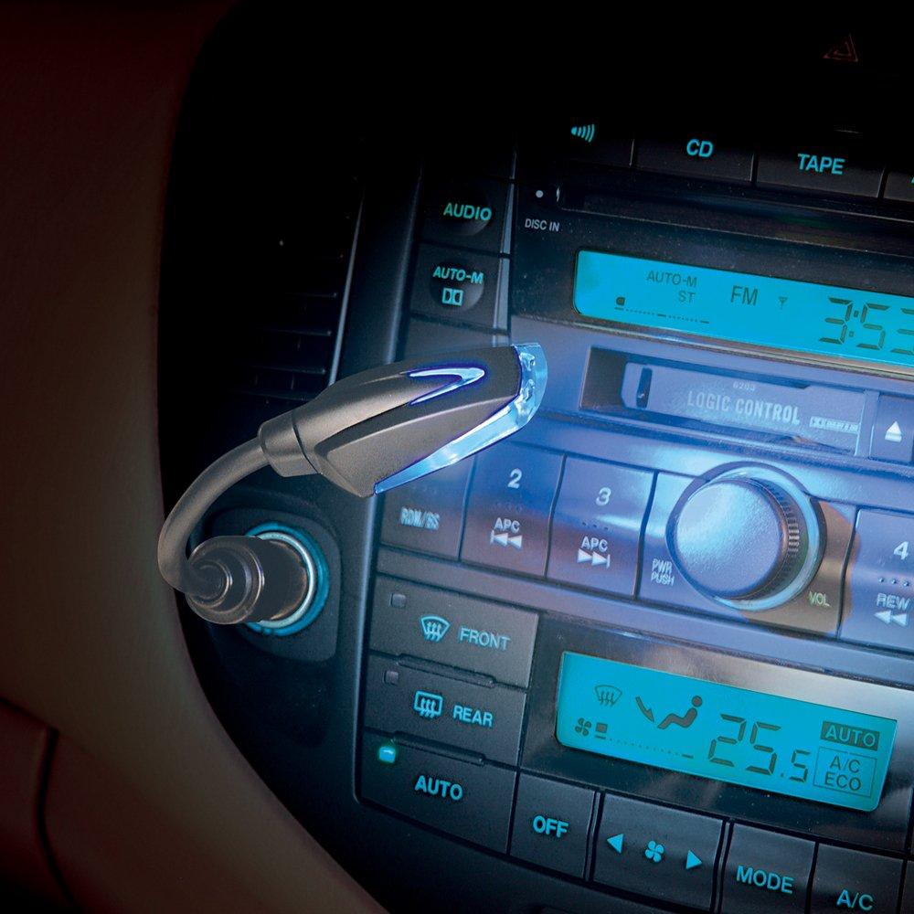 Автотовары Seiwa F133, Подсветка, Двойной светодиодный гибкий светильник, Синий светодиод и Прозрачный светодиод, Черный