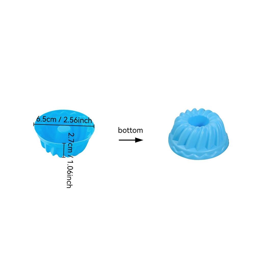 12pcs Silicone Pumpkin Muffin & Cake Cups Set for Pudding