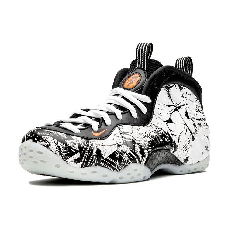 Nike Кроссовки унисекс Air Foamposite One Shattered Backboard Белый Черный Total-Orange 314996-013