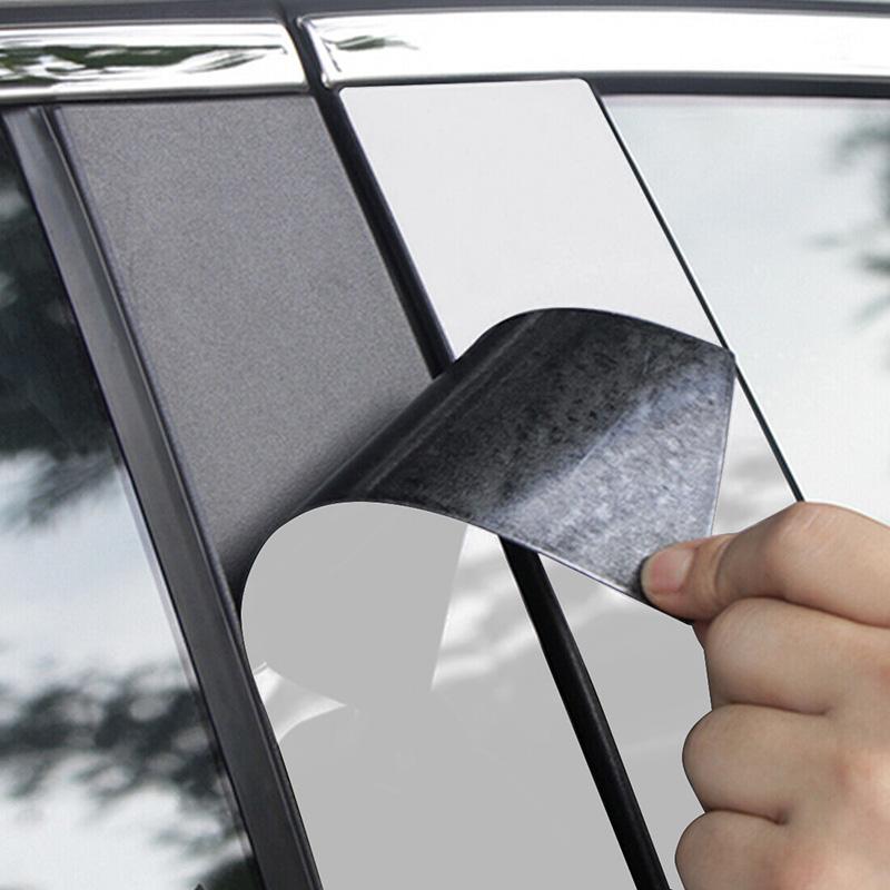 6 шт. Наклейки на стойку рулевой колонки автомобиля, подходят для Chevy Tiggo 3 2017-2021 / Tiggo 4 2017-2021, декоративные наклейки