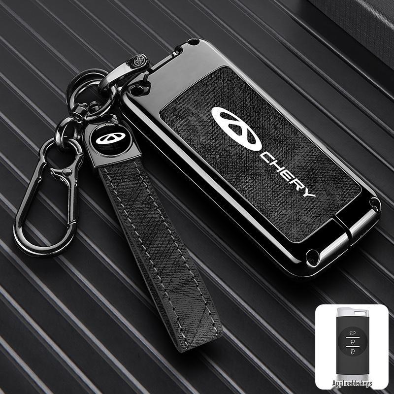 Чехлы-брелоки из цинкового сплава для Chery, Tiggo 8, 7 Plus - Полное покрытие, 5-кратная защита от падений