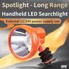 Ручной светодиодный прожектор постоянного тока 12 В 24 В Сильный свет Яркий свет Использование транспортных средств Фонарик для морского использования на открытом воздухе для охоты Большой радиус действия