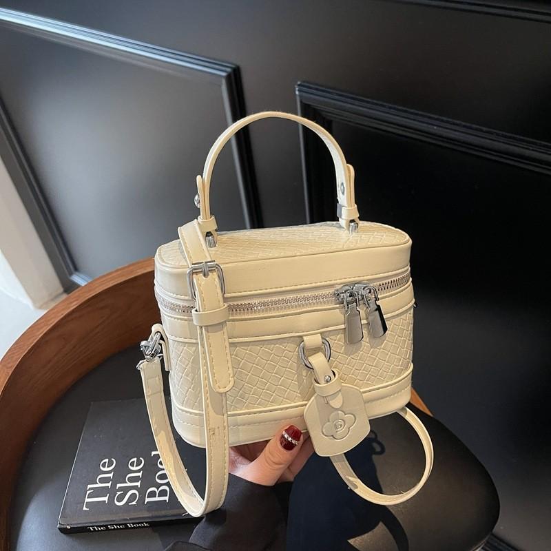 Однотонная плетеная сумка через плечо кроссбоди, модная женская