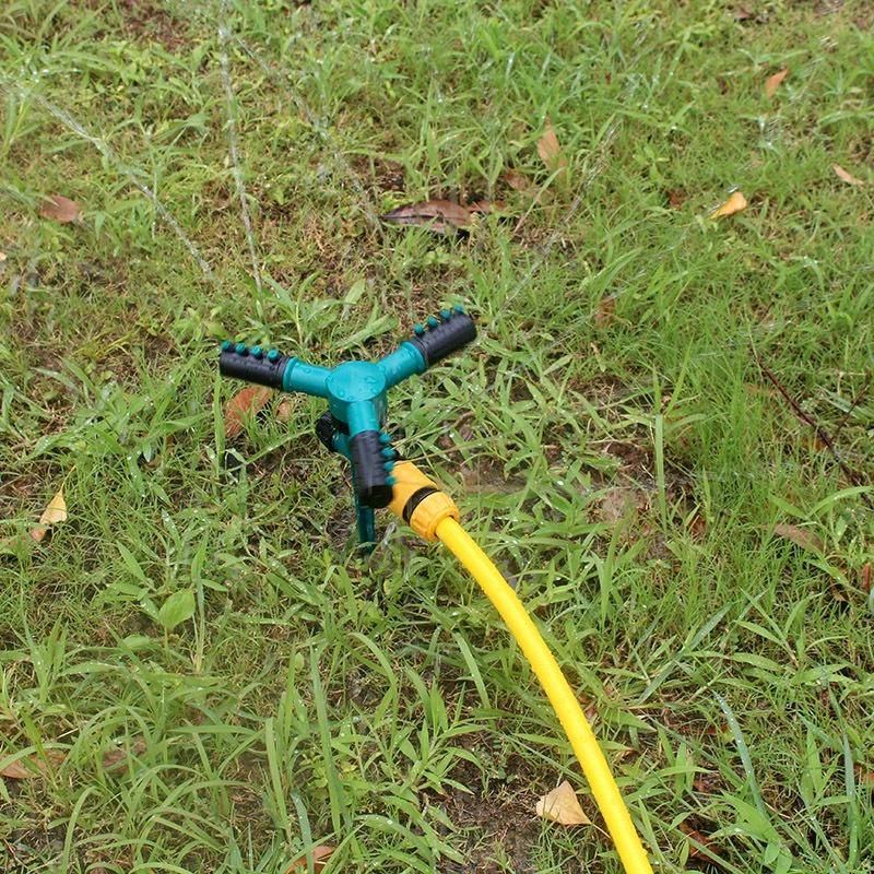 Регулируемый шипованный рокерный ударный дождеватель для сада, сельского хозяйства, полива, полива газона, вращающаяся струя на 360 градусов