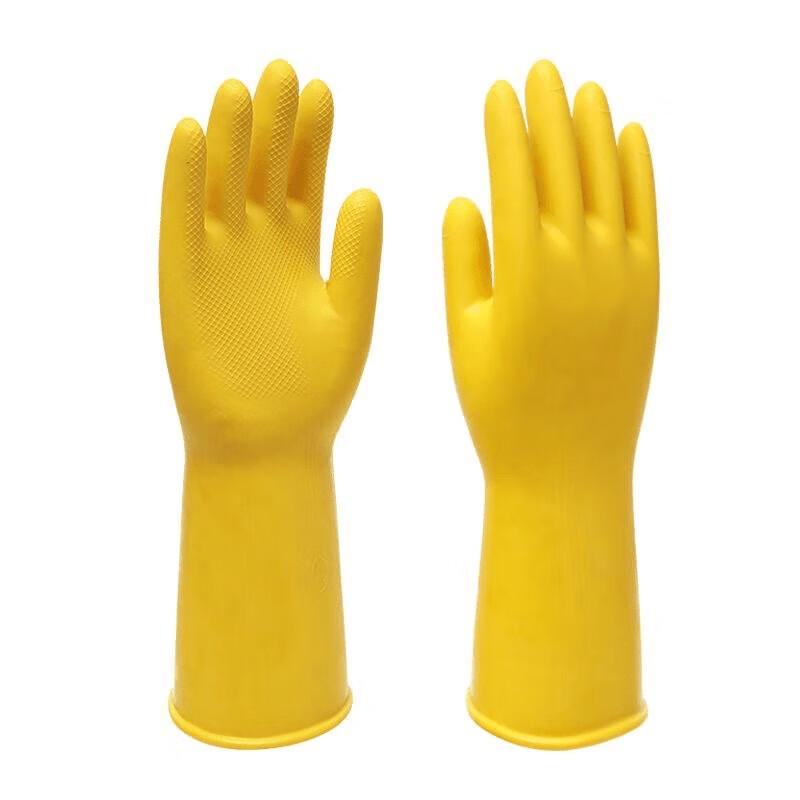 Zhanshi Thick Natural Latex Rubber Gloves