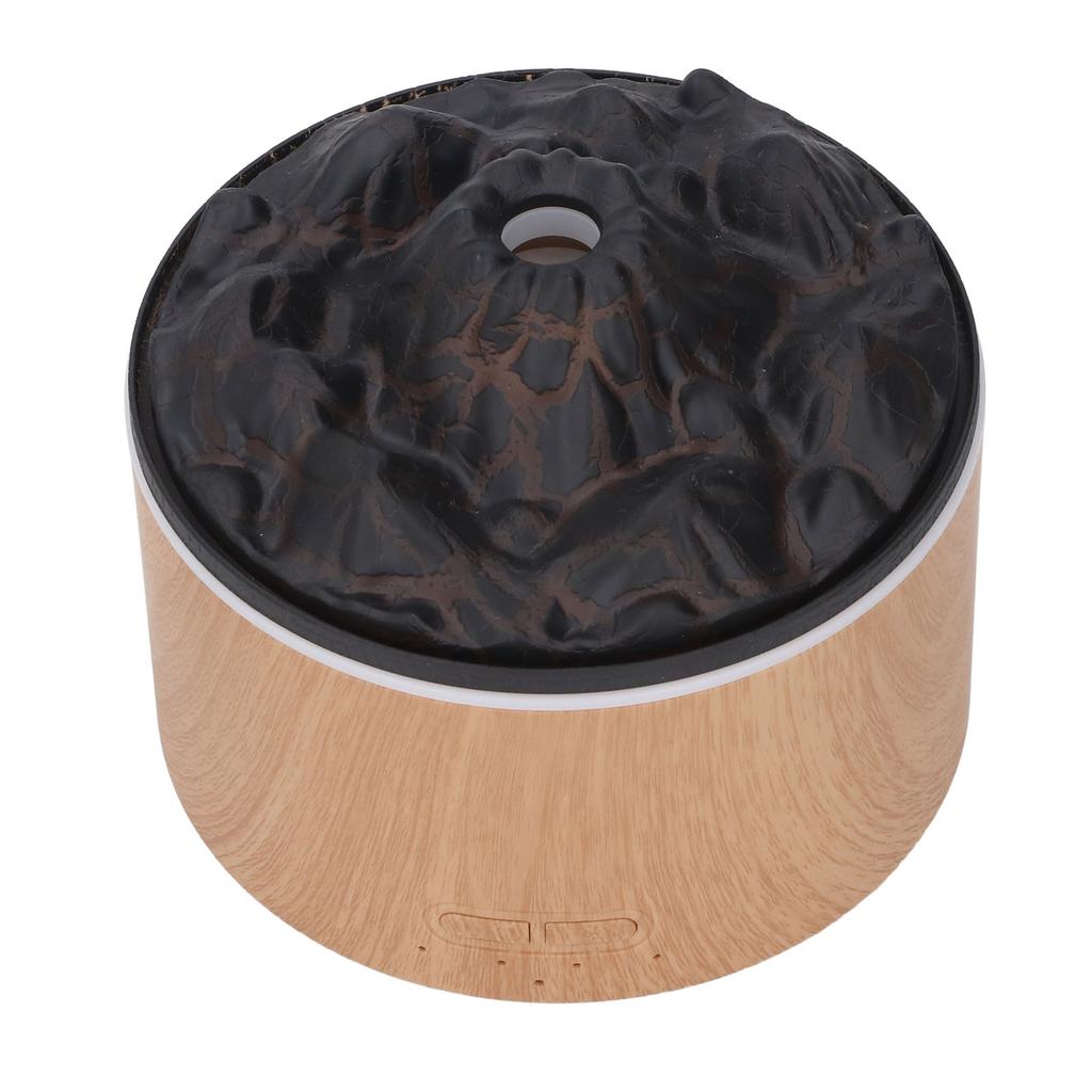 Светодиодный увлажнитель-диффузор 330 мл с двухцветным светом и 4 таймерами, увлажнитель-диффузор с эффектом вулканического пламени