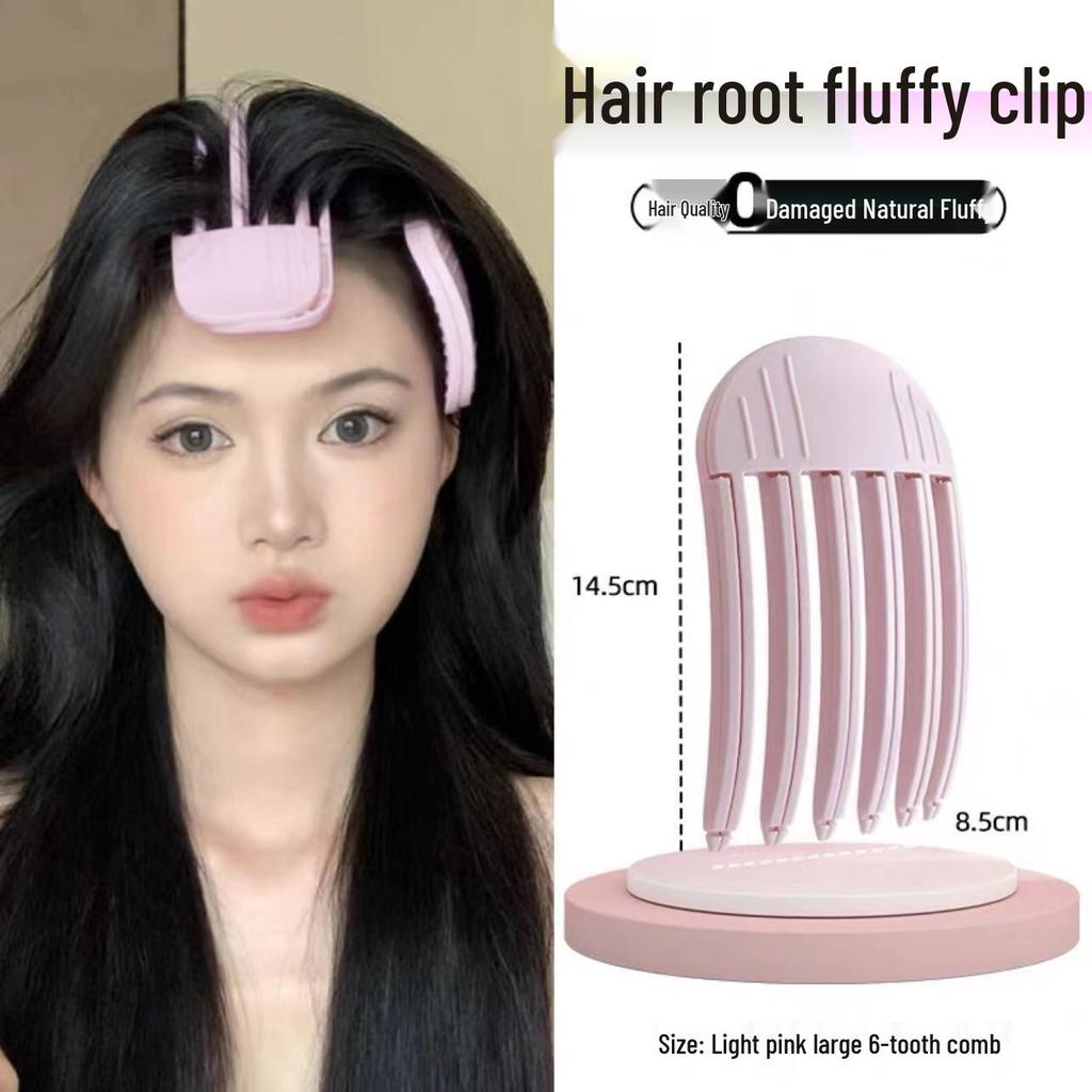 Расческа для скульптурирования макушки и заколка для пушистой челки - Бесшовно придает форму корням для ленивых дней