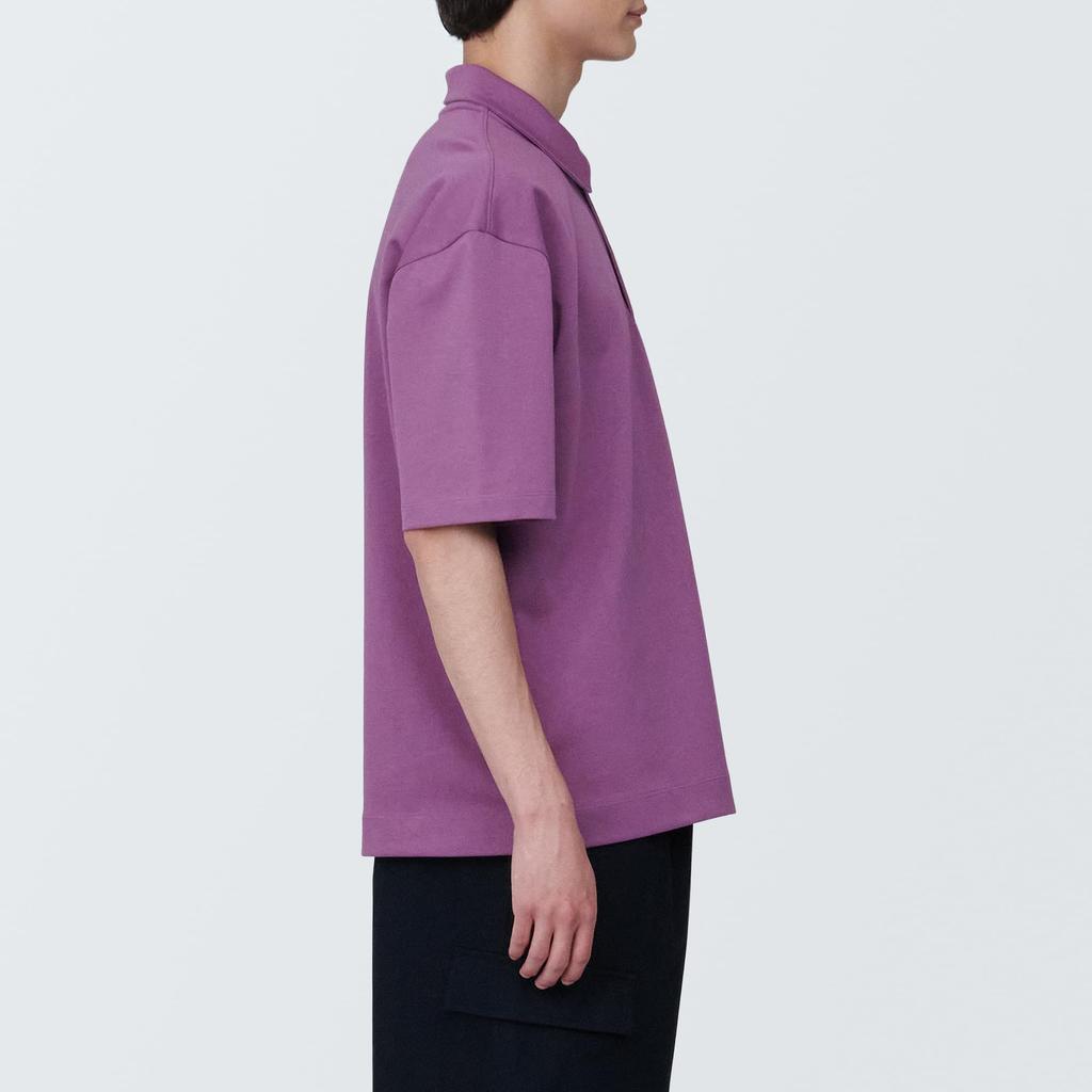 MUJI Cool UV Protection Wide Half Sleeve Polo Shirt AB1M5A4S Pink XL Men's Men's Men's