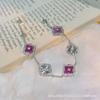 Buccellati Bracelet Four-Leaf Clover Five-Flower Laser Diamond Double-Sided Girls Retro Court