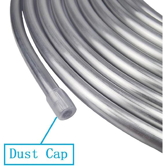 3/8 Fuel Line, 3003 Grade Aluminium Tubing For Brake Line, Metal Gas Line, Refrigeration Equipment, [3/8”OD][L:25FT.][ Wall Thickness:0.035"]