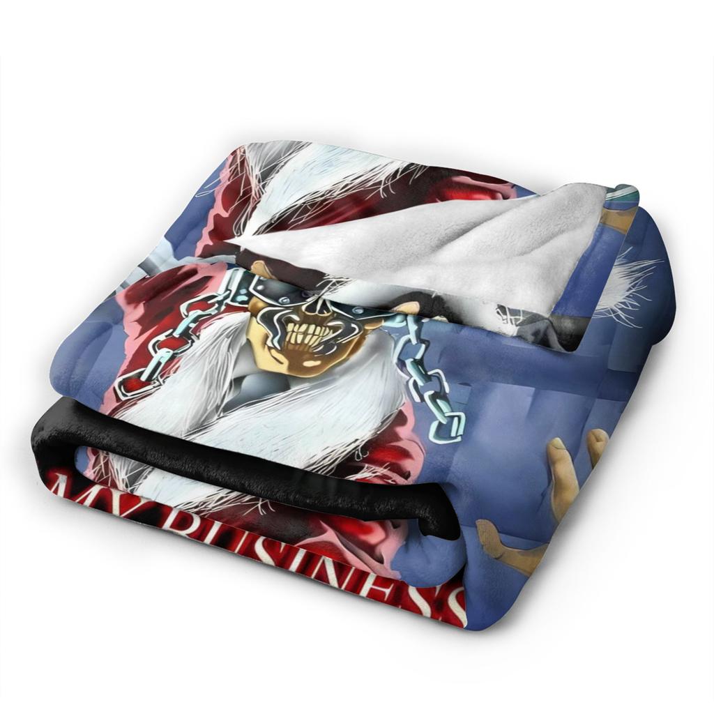 Megadeths Band Art Warm Soft Blanket Kids Adult Plush Bedding Throws Street Trend Couch Bed Flannel Bedspread Sofa Bed Cover