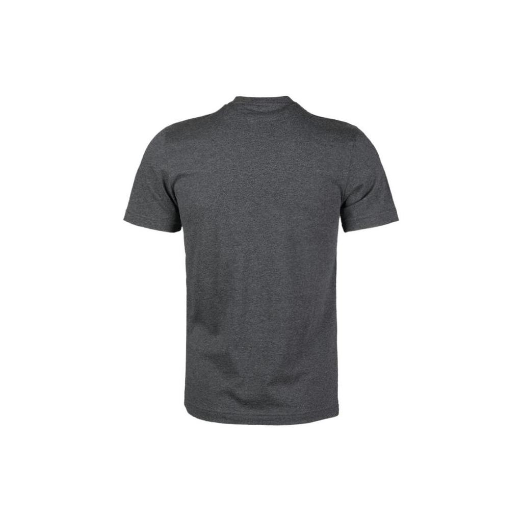 Adidas Повседневная спортивная футболка с большим логотипом и коротким рукавом, мужские топы, серая DI0291