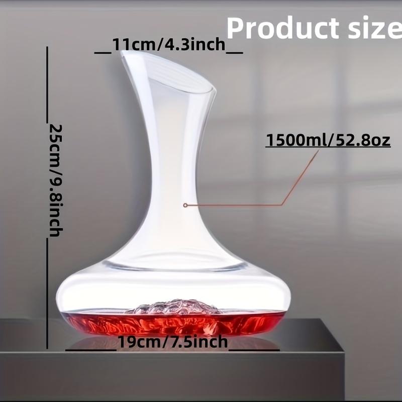 Роскошный хрустальный графин для красного вина, 1 шт., персонализированный и креативный домашний диспенсер для вина с утолщенным стеклом