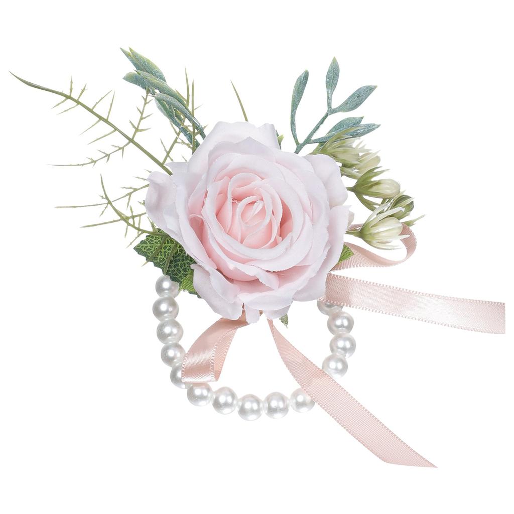 Браслет-корсаж на запястье, корсаж и корсаж для выпускного вечера, браслет-корсаж с розой для свадьбы, годовщины, выпускного вечера