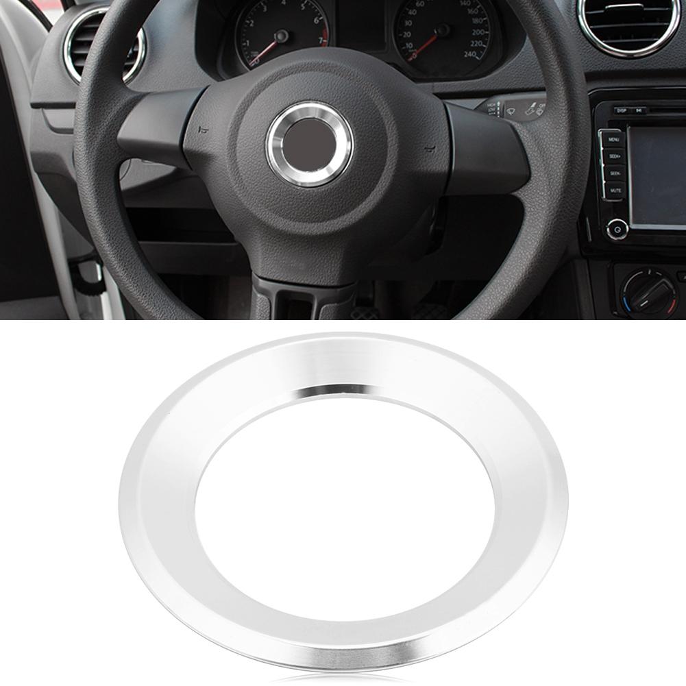 Накладка-кольцо на руль для Octavia A7 A5 Rapid Fabia Superb 2012?2016 Серебристый