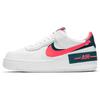 Air Force 1 Shadow White Solar Red Женские кроссовки Темно-бирюзово-зеленые DB3902-100