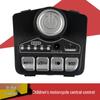 Children's Electric Motorcycle Control Panel with Music Player