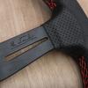 Universal 13inch JDM Rally Racing Steering Wheel  Drifting Sport Steering Wheel Red Stitching