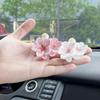 Vent Clips Car Air Freshener Peach Flower Perfume Diffuser Clip  Auto Decoration