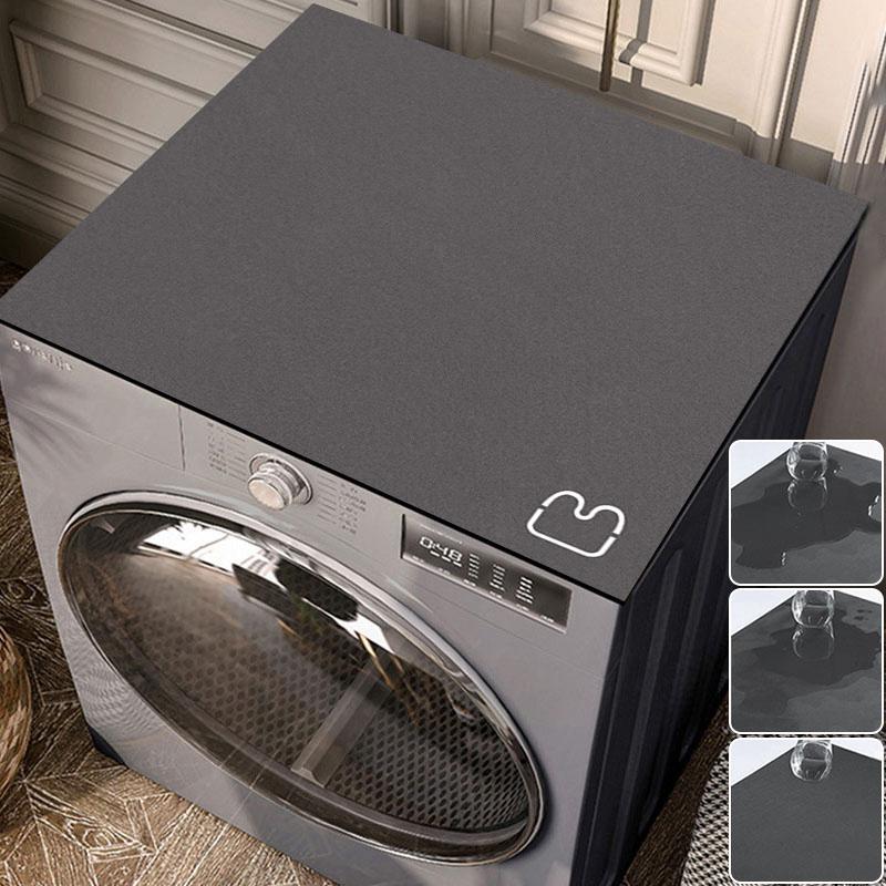 Чехол для стиральной машины от пыли, многоцелевой впитывающий защитный коврик, кухонный сливной коврик, нескользящий чехол для микроволновой печи в ванной