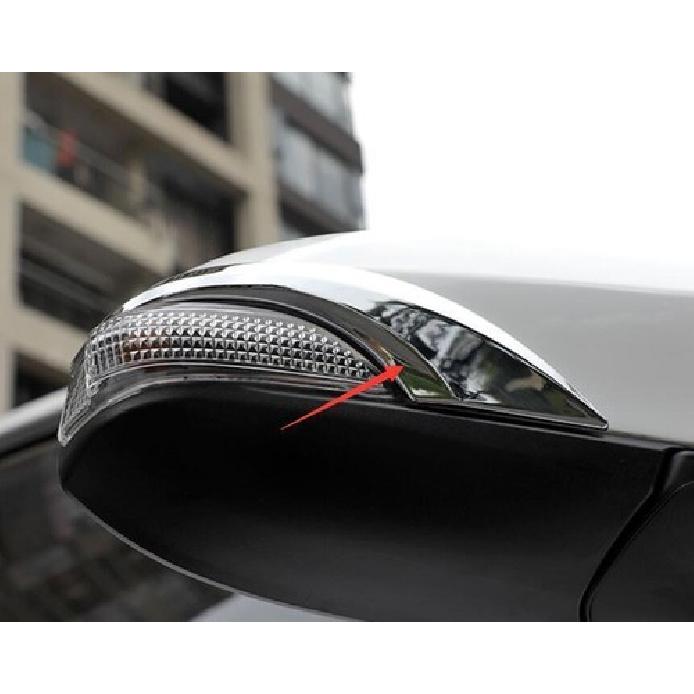 Подходит для Toyota Corolla Хромированная ABS 2014-2018 Защитная полоса от царапин Зеркало заднего вида