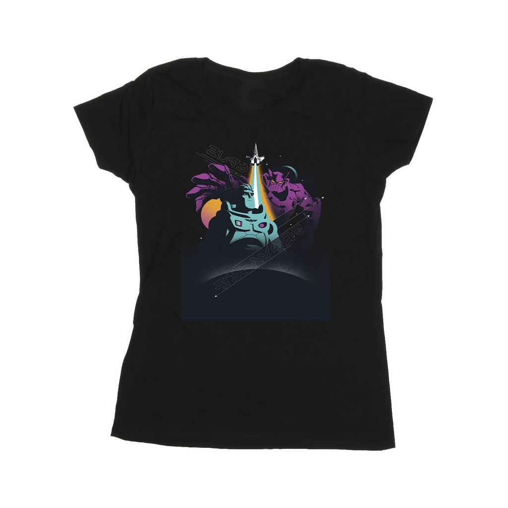 Disney Womens/Ladies Lightyear Buzz And Zurg Cotton T-Shirt