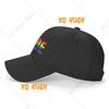 Personalized Gay Pride Baseball Cap Outdoor Men Womens Adjustable Rainbow LGBT Dad Hat Autumn