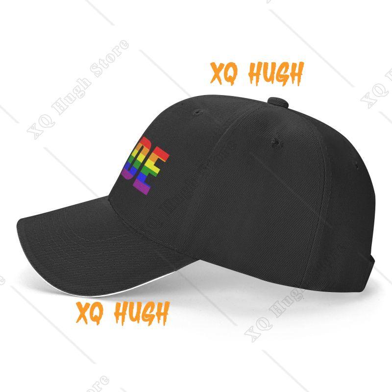 Personalized Gay Pride Baseball Cap Outdoor Men Womens Adjustable Rainbow LGBT Dad Hat Autumn