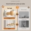 Задний крюк для двери: Система хранения одежды без сверления для спальни