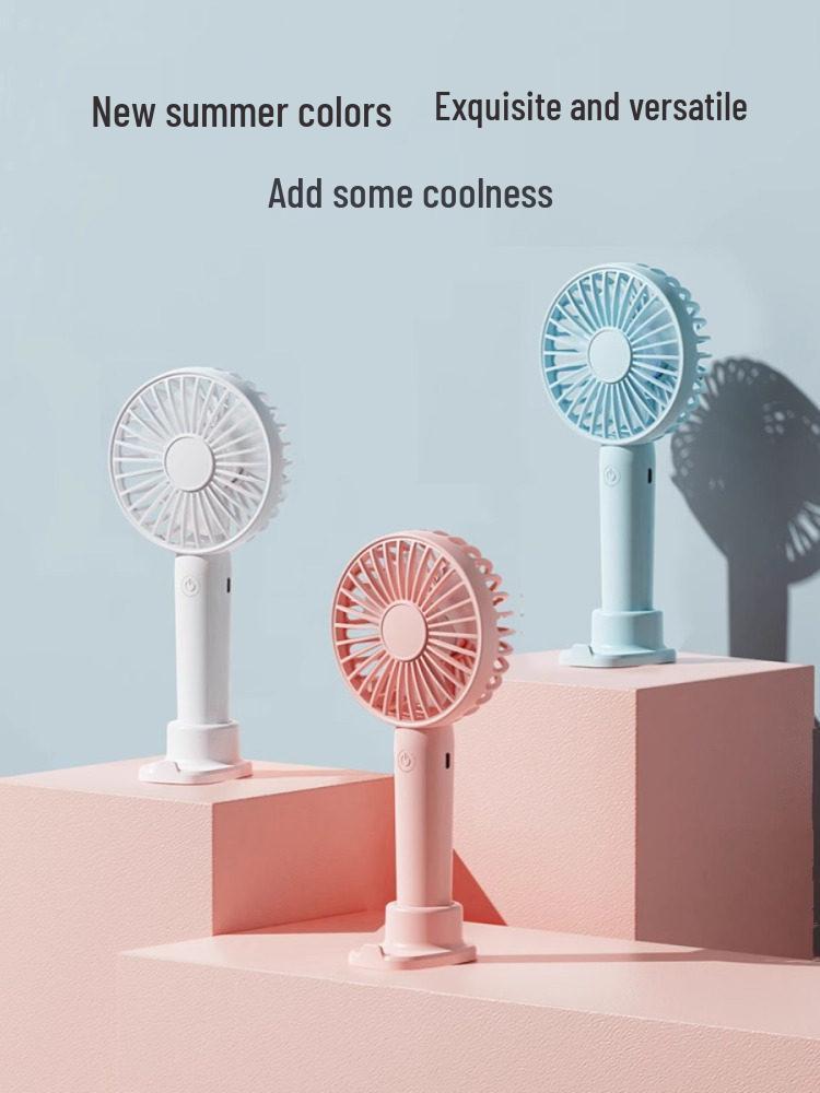 Portable Rechargeable Mini USB Quiet Desktop Fan for Dorm or Office